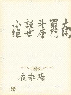 小说斗罗大陆2绝世唐门同人