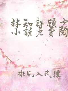 林知许顾少川的小说免费阅读