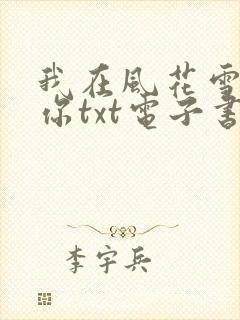我在风花雪月等你txt电子书下载