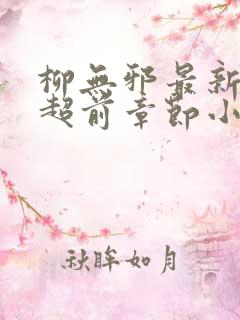 柳无邪最新最快超前章节小说