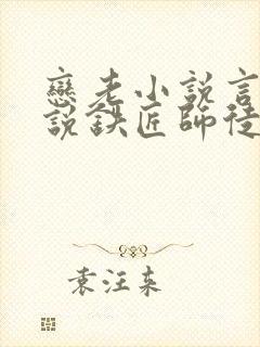 恋老小说言情小说铁匠师徒