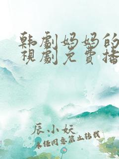 韩剧妈妈的爱电视剧免费播放