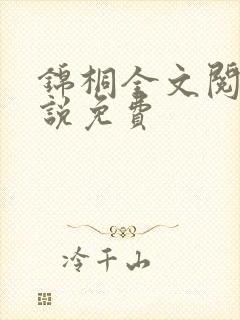 锦桐全文阅读小说免费