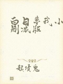 白日梦我小说未删减版