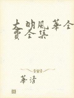 大明风华全集免费全集