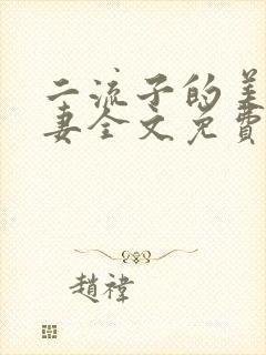 二流子的美貌娇妻全文免费阅读