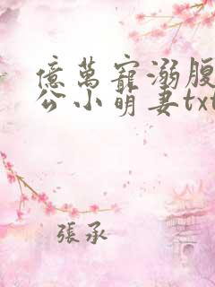 亿万宠溺腹黑老公小萌妻txt下载