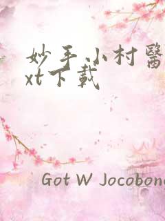 妙手小村医 txt下载