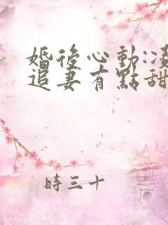 婚后心动:凌总追妻有点甜小说看