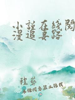 小说在线阅读漫漫追妻路