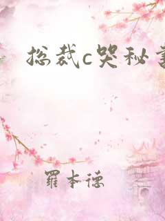 总裁c哭秘书h