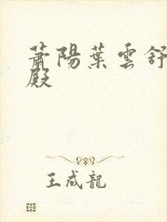 萧阳叶云舒龙王殿