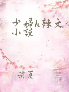 少妇h辣文合集小说