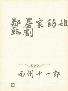 邻居家的姐姐 韩剧