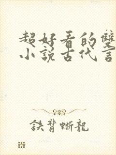超好看的双男主小说古代言情