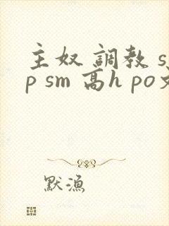 主奴 调教 sp sm 高h po文 小说
