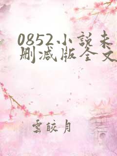 0852小说未删减版全文免费阅读