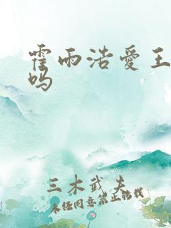 霍雨浩爱王冬儿吗