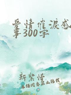 爱情催泪感人故事300字