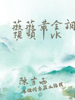 薇薇黄金调教—视频丨vk