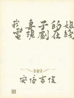 我妻子的姐姐2电视剧在线观看免费