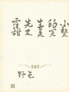 霍先生的小祖宗甜又美完整版