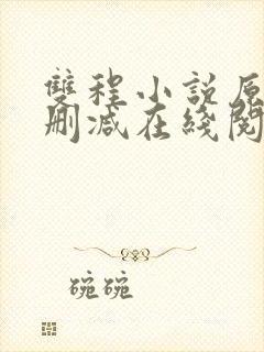 双程小说原文未删减在线阅读