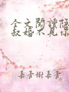 全文阅读隐婚大叔婚不见你