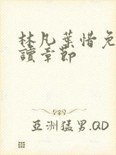 林凡叶惜免费阅读章节