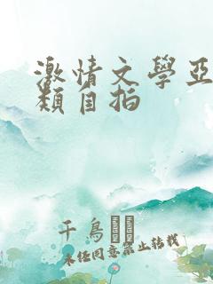 激情文学亚洲另类自拍