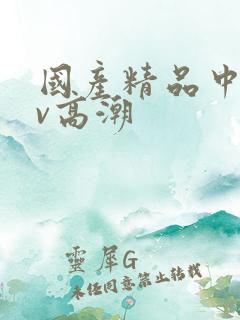 国产精品中出av高潮