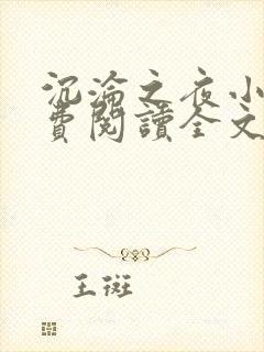沉沦之夜小说免费阅读全文无弹窗