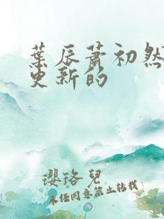 叶辰萧初然刚刚更新的