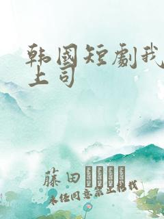 韩国短剧我的女上司