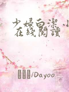 少妇白洁 小说 在线阅读