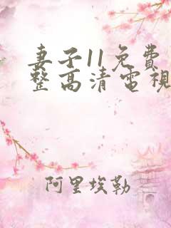 妻子11免费完整高清电视剧在线看