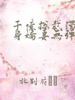 千亿总裁独宠替身娇妻无弹窗