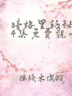暗格里的秘密24集免费观看