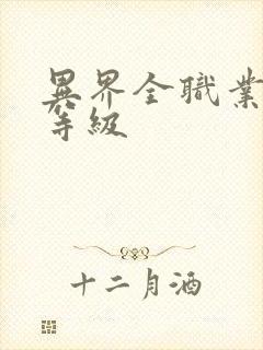 异界全职业大师等级