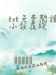txt免费阅读小说在线
