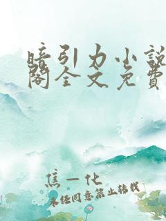 暗引力小说笔趣阁全文免费无弹窗