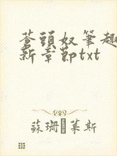 苍头奴笔趣阁最新章节txt