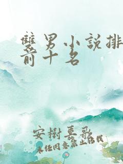 双男小说排行榜前十名