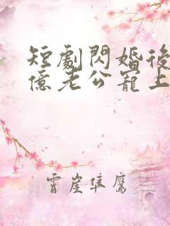 短剧闪婚后被千亿老公宠上天在线观看