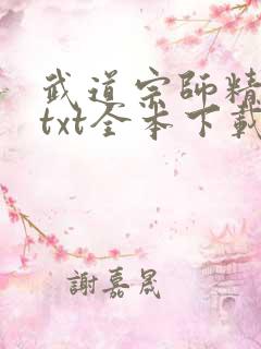 武道宗师精校版txt全本下载