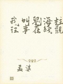 我叫刘海柱东北往事在线观看
