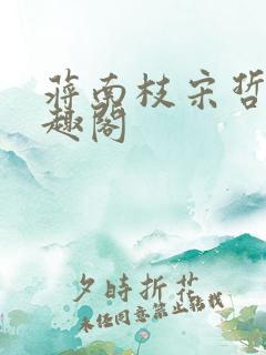 蒋南枝宋哲远笔趣阁