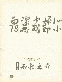 白洁少妇1~178无删节小说