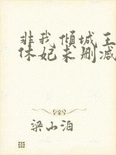 非我倾城王爷要休妃未删减