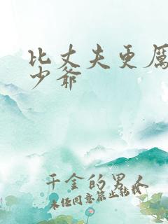 比丈夫更厉害的少爷